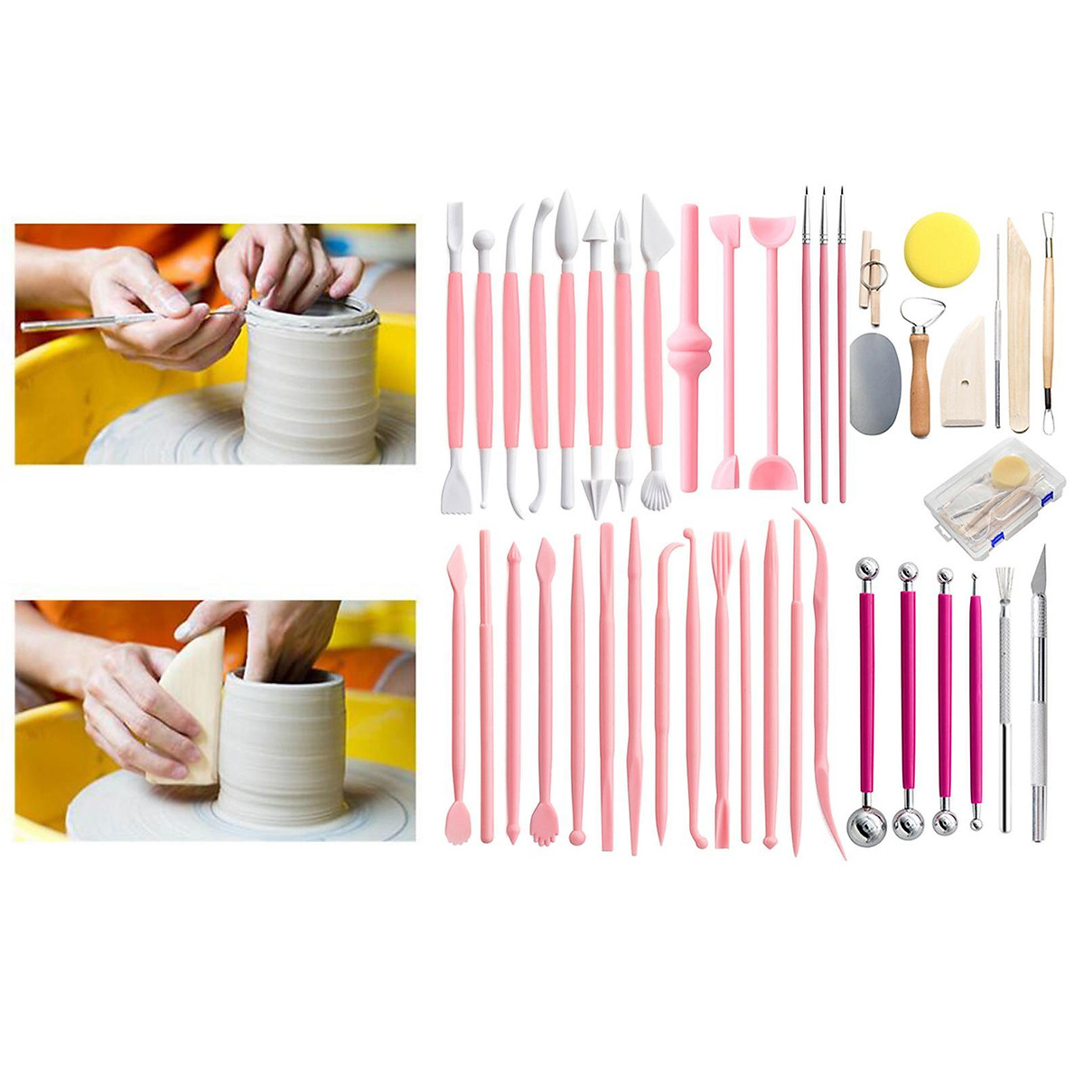 42piece Sculpture Carving Tool Set of 42 for Art Projects Art & Design