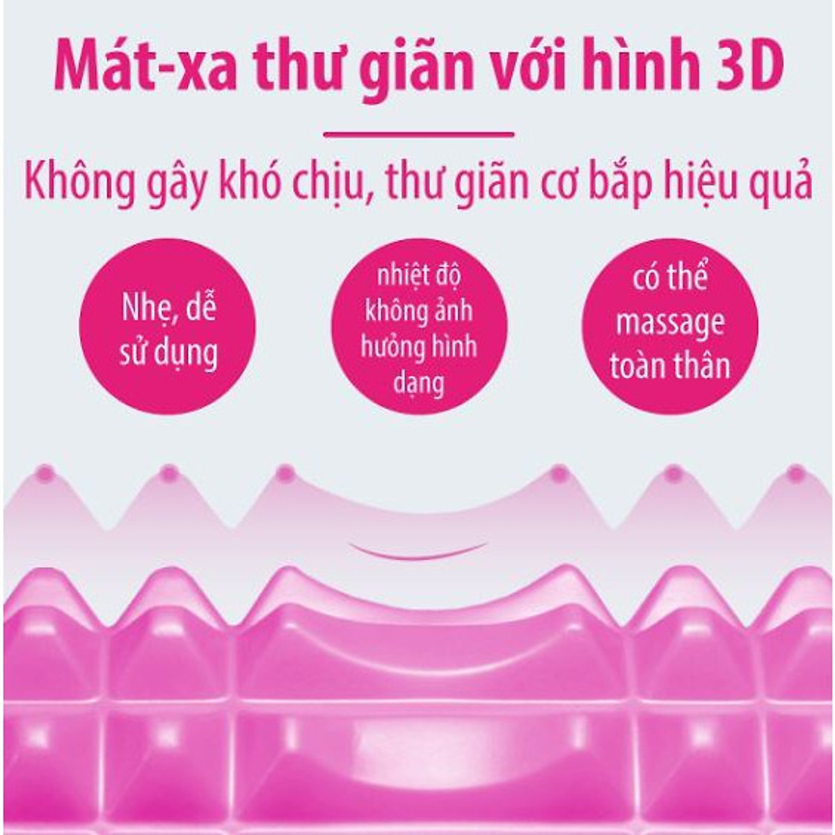Con Lăn Foam Roller Massage Gai 33cm 45Cm Dãn Cơ Tập Gym, Yoga, Thể Hình miDoctor