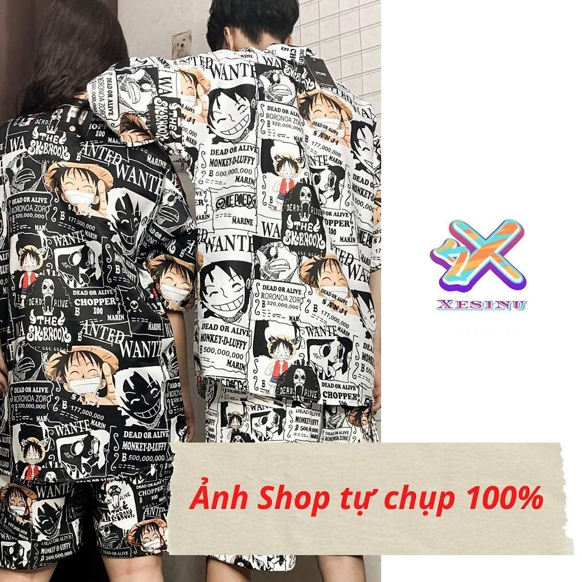 Áo sơ mi ngắn tay Luffy onepiece nam nữ unisex Áo sơ mi tay lở cổ vest vua hải tặc dáng rộng cực hot #15 Áo sơ mi ngắn tay Luffy onepiece nam nữ unisex Áo sơ mi tay lở cổ vest vua hải tặc dáng rộng cực hot