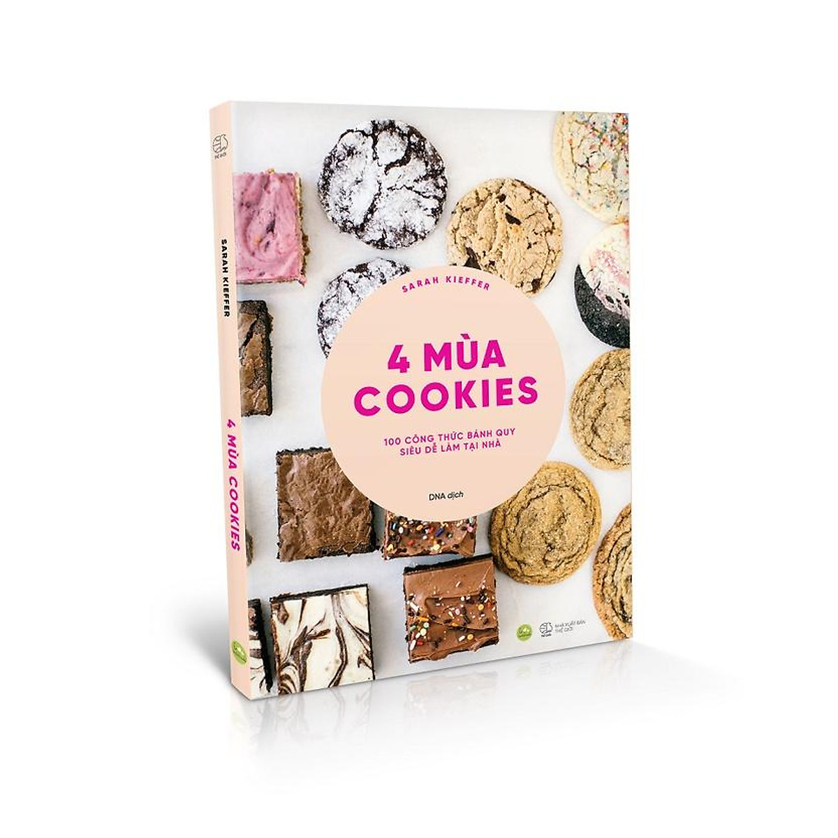 Sách - 4 Mùa Cookies : 100 Công Thức Bánh Quy Siêu Dễ Làm Tại Nhà