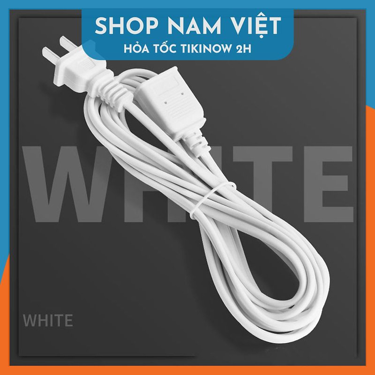Dây Cắm Điện Nối Dài Để Cắm Đèn, Quạt, Cục Sạc