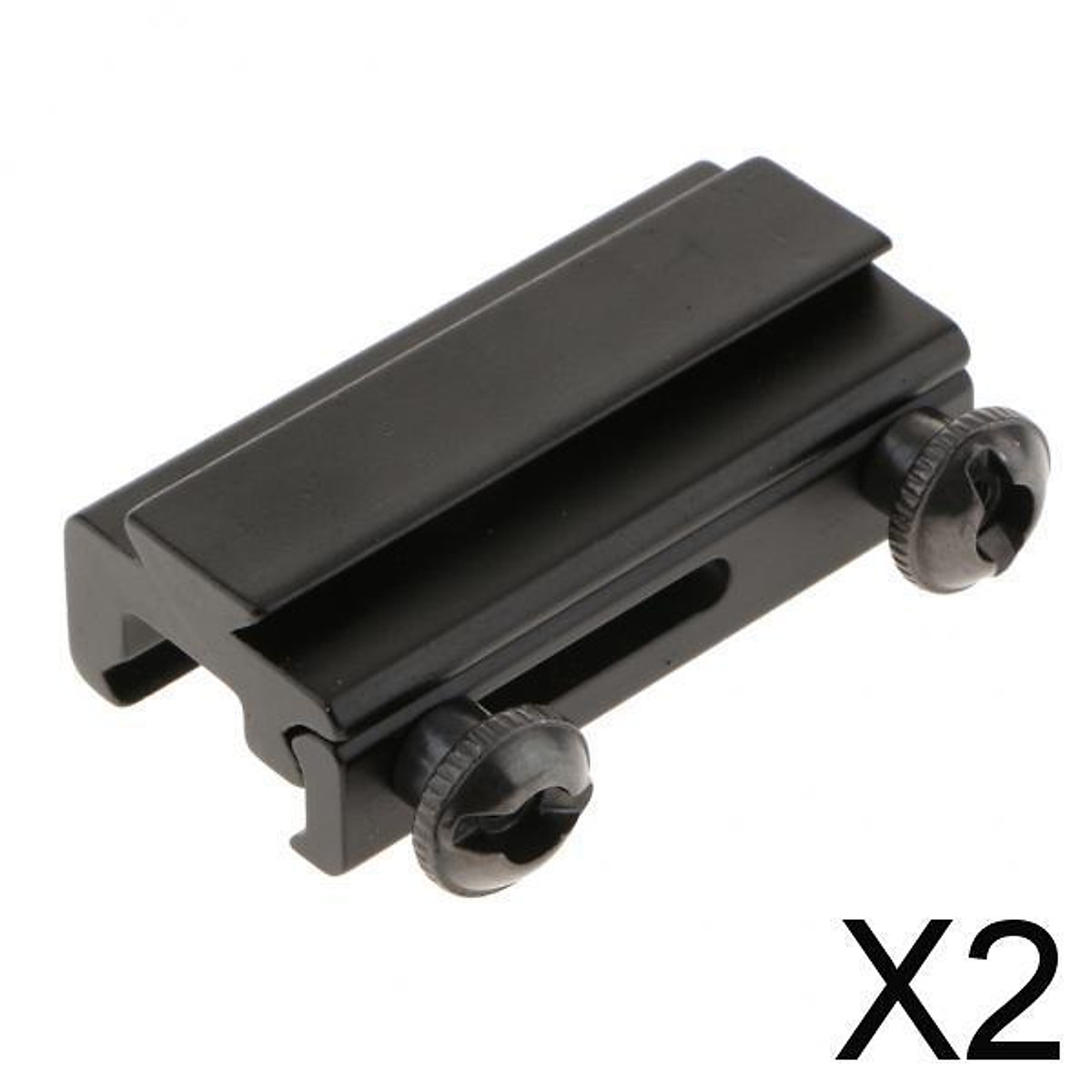 2x20mm Dovetail to 14mm Rail Weaver Picatinny Rail Scope Mount Base Adapter