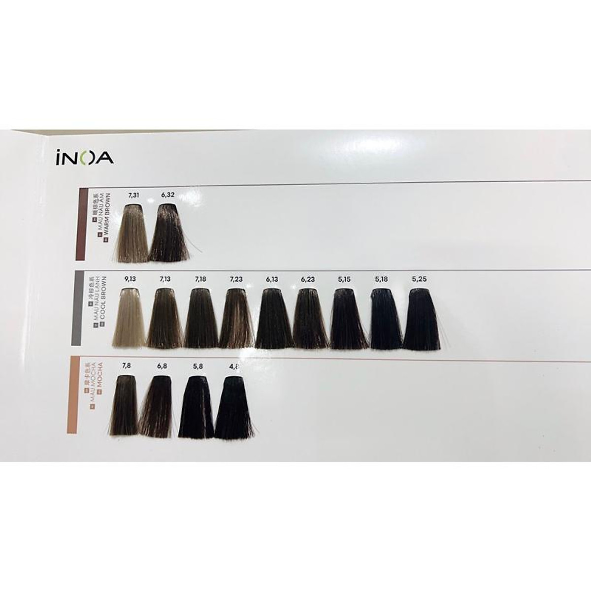 Thuốc nhuộm tóc cao cấp L'Oreal Inoa phủ bạc thời trang không mùi, không rát da đầu 60ml + Oxy