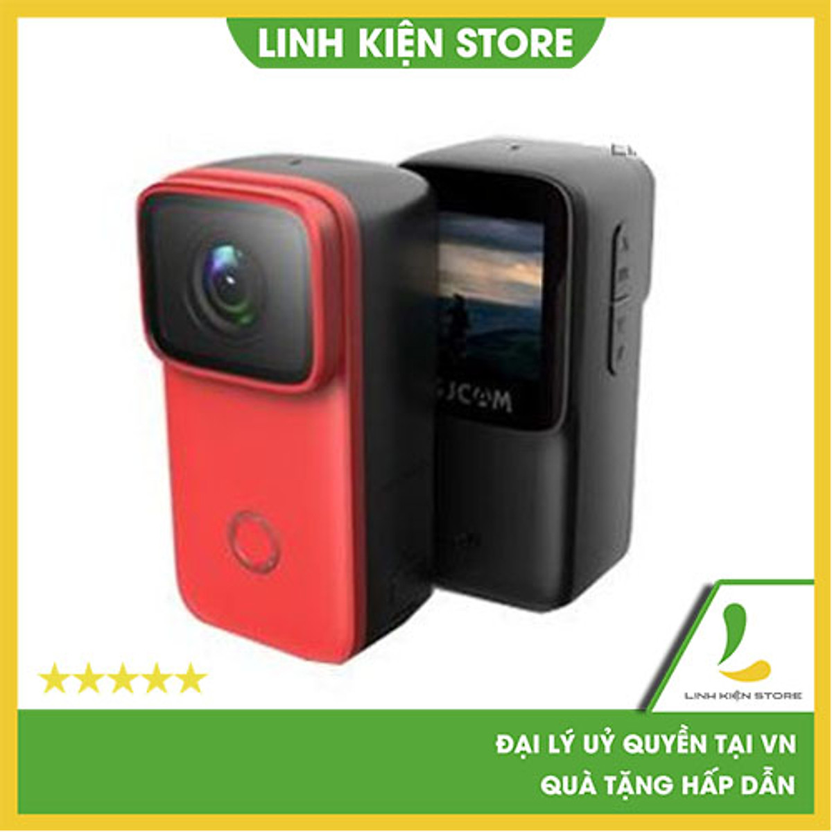 Camera hành trình SJCAM C200 - Hỗ trợ chống rung Gyro 6 trục, thông báo ghi hình bằng giọng nói - Hàng chính hãng