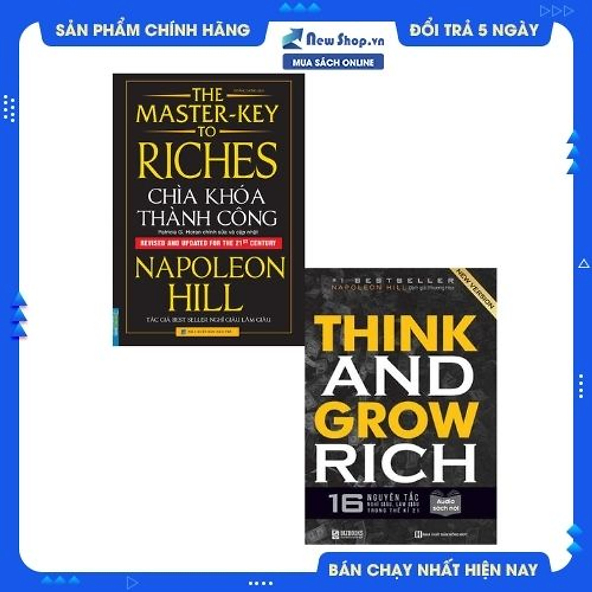 Combo Think And Grow Rich - 16 Nguyên Tắc Nghĩ Giàu, Làm Giàu Trong Thế Kỷ 21 + Businessbooks - Chìa Khóa Thành Công (Bộ 2 Cuốn)