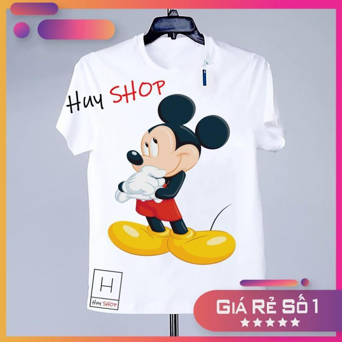 GIÁ TỐT) - [GIẢM SẬP SÀN] Áo thun Nữ Cute Chuột Mickey Dễ Thương ...