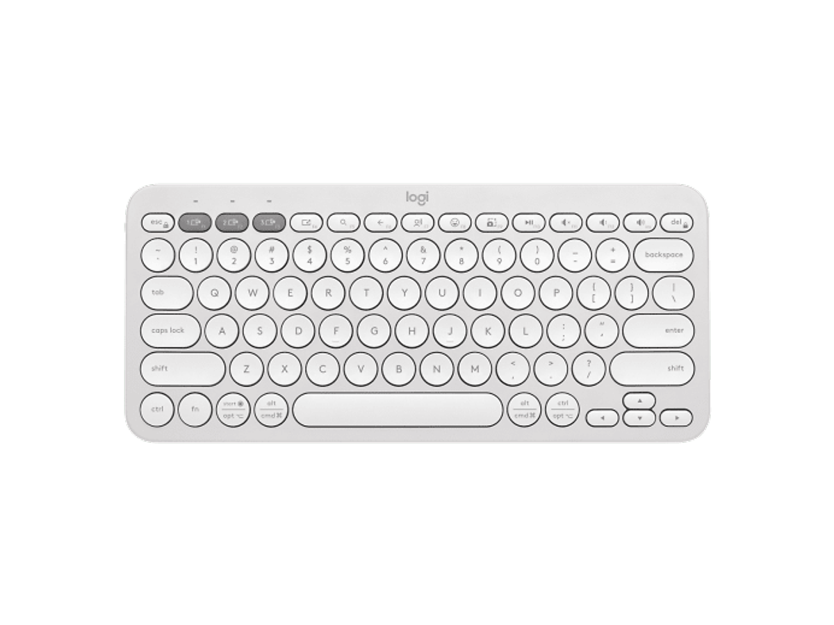 Bàn Phím Không Dây Logitech PEBBLE KEYS 2 K380S | Silent | kẾT NỐI Bluetooth - Hàng Chính Hãng