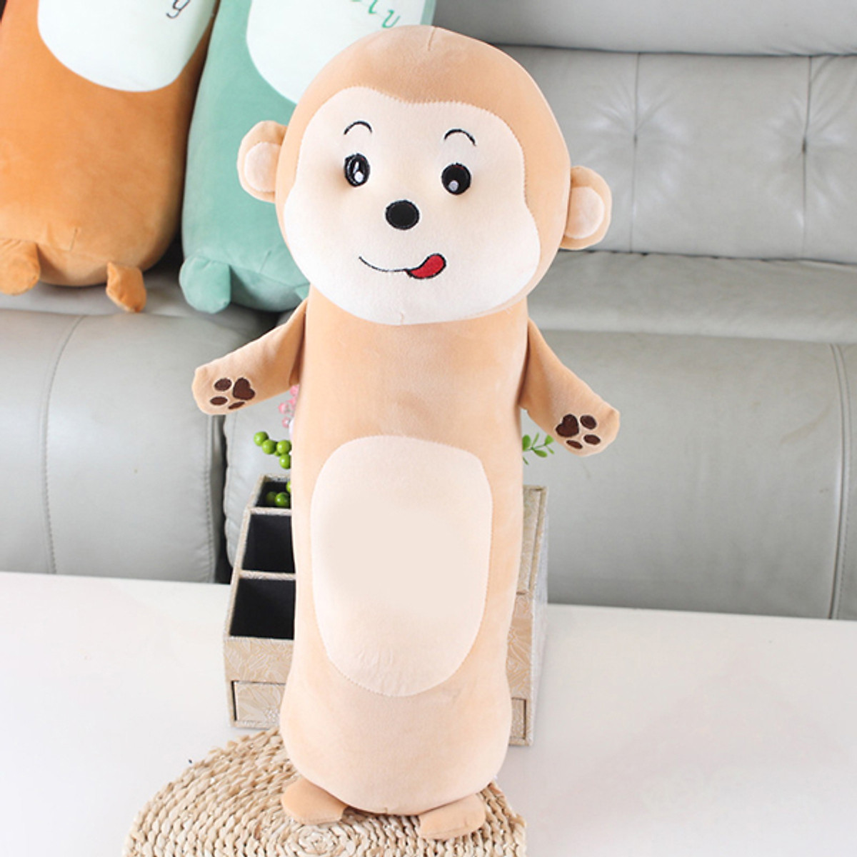 Gấu Bông Miniso Hình Con Khỉ (65 Cm) G60 (Tặng 1 Móc Khóa Dây Da ...