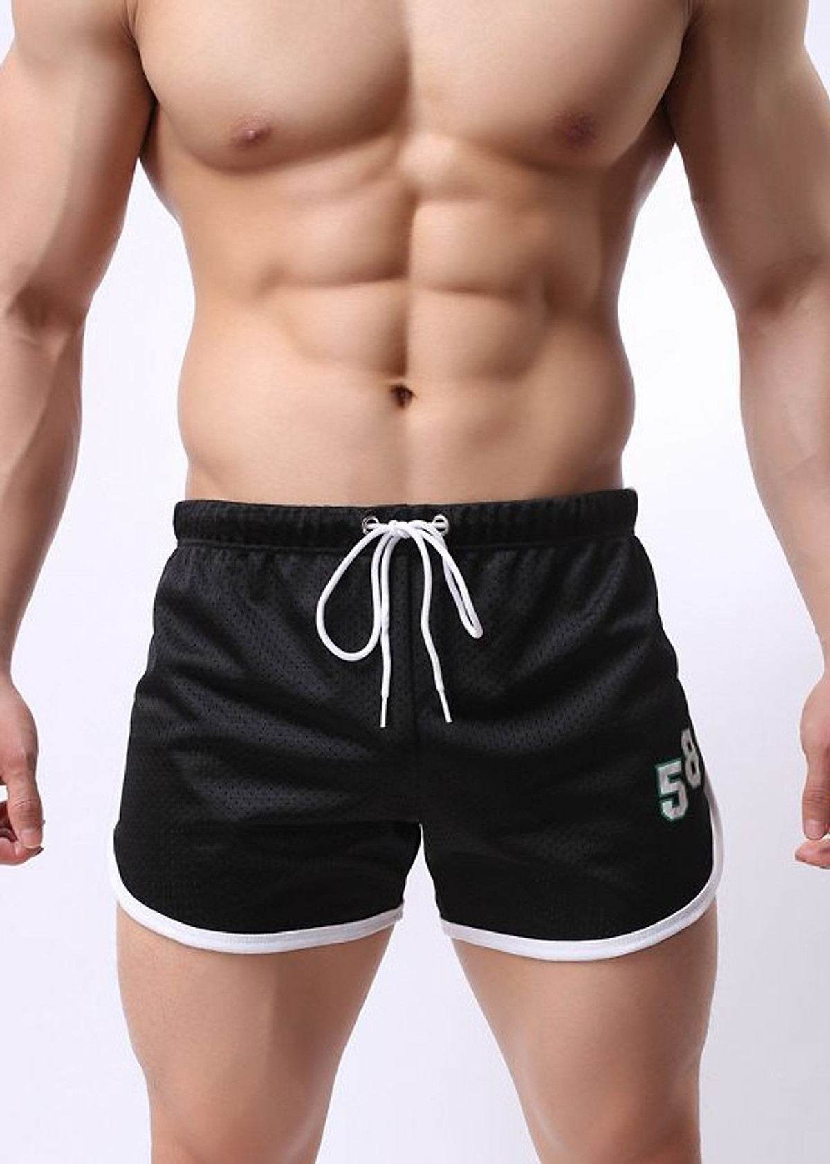 Quần Bơi Nam 2 Lớp Không Xuyên Thấu Thông Thoáng Thoải Mái 469
