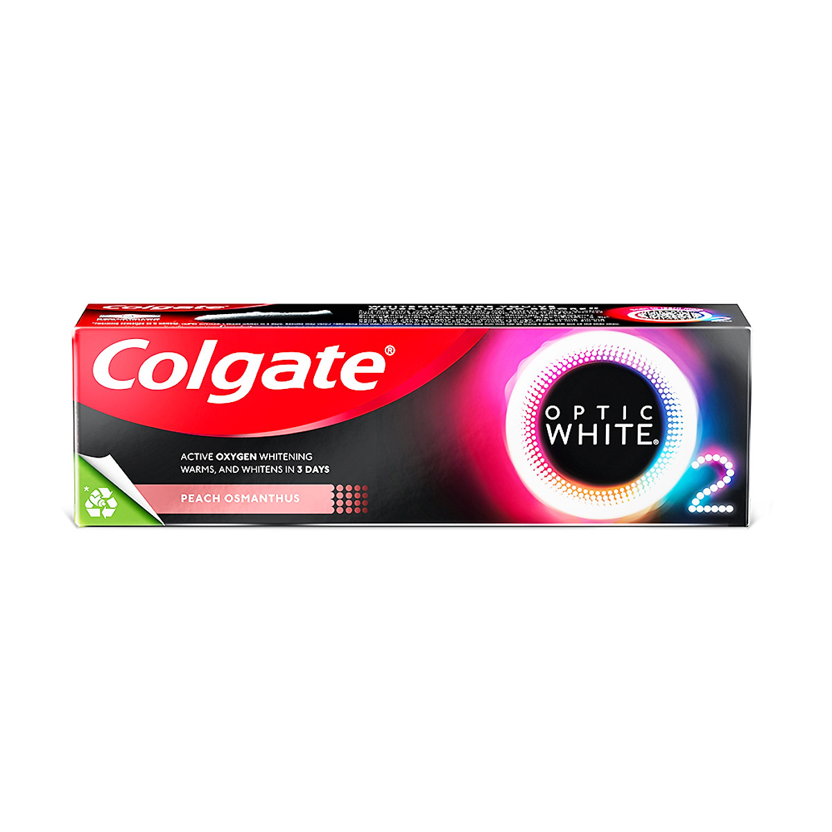 Kem Đánh Răng Colgate Optic White O2 Peach Osmanthus 85g