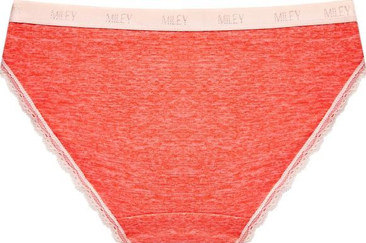 Bộ 2 Quần Lót Thun lạnh Sớ Lụa Miley Lingerie FWS_00 - MÀU ĐEN + CAM