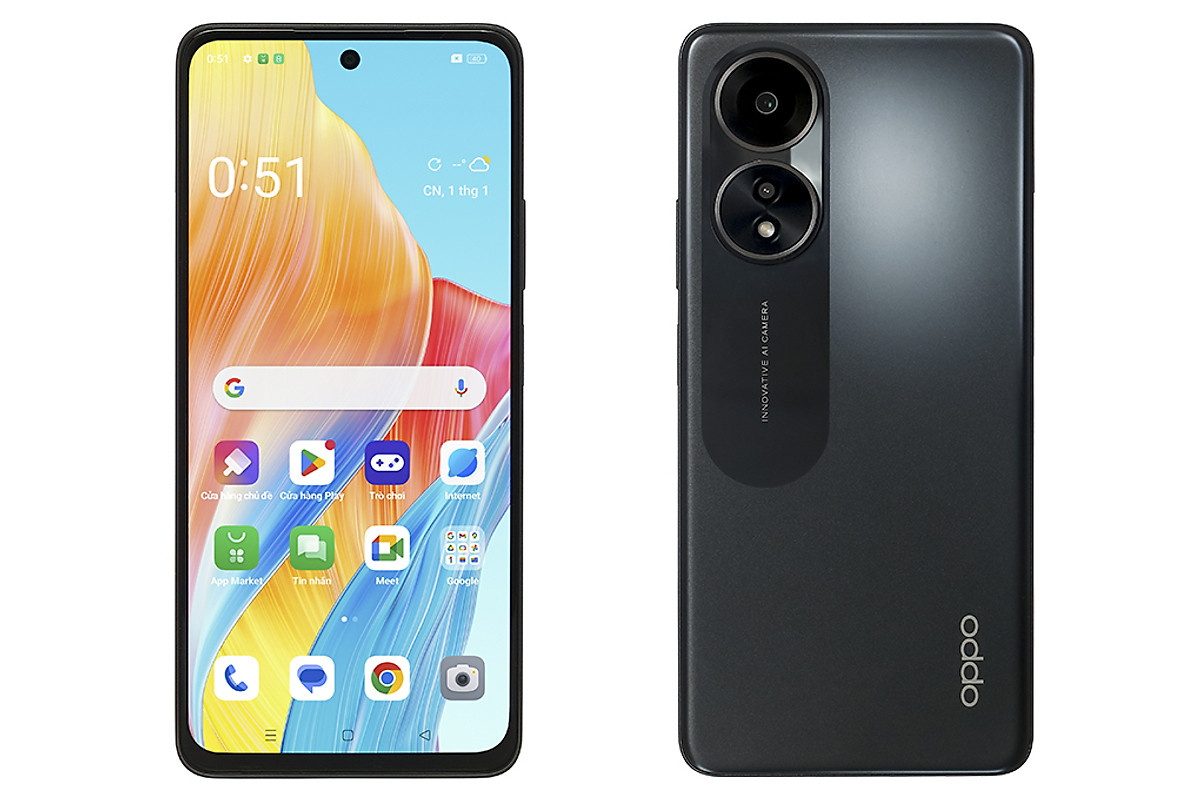 Điện thoại OPPO A58 6GB/128GB , Sạc nhanh 33W - Hàng Chính Hãng