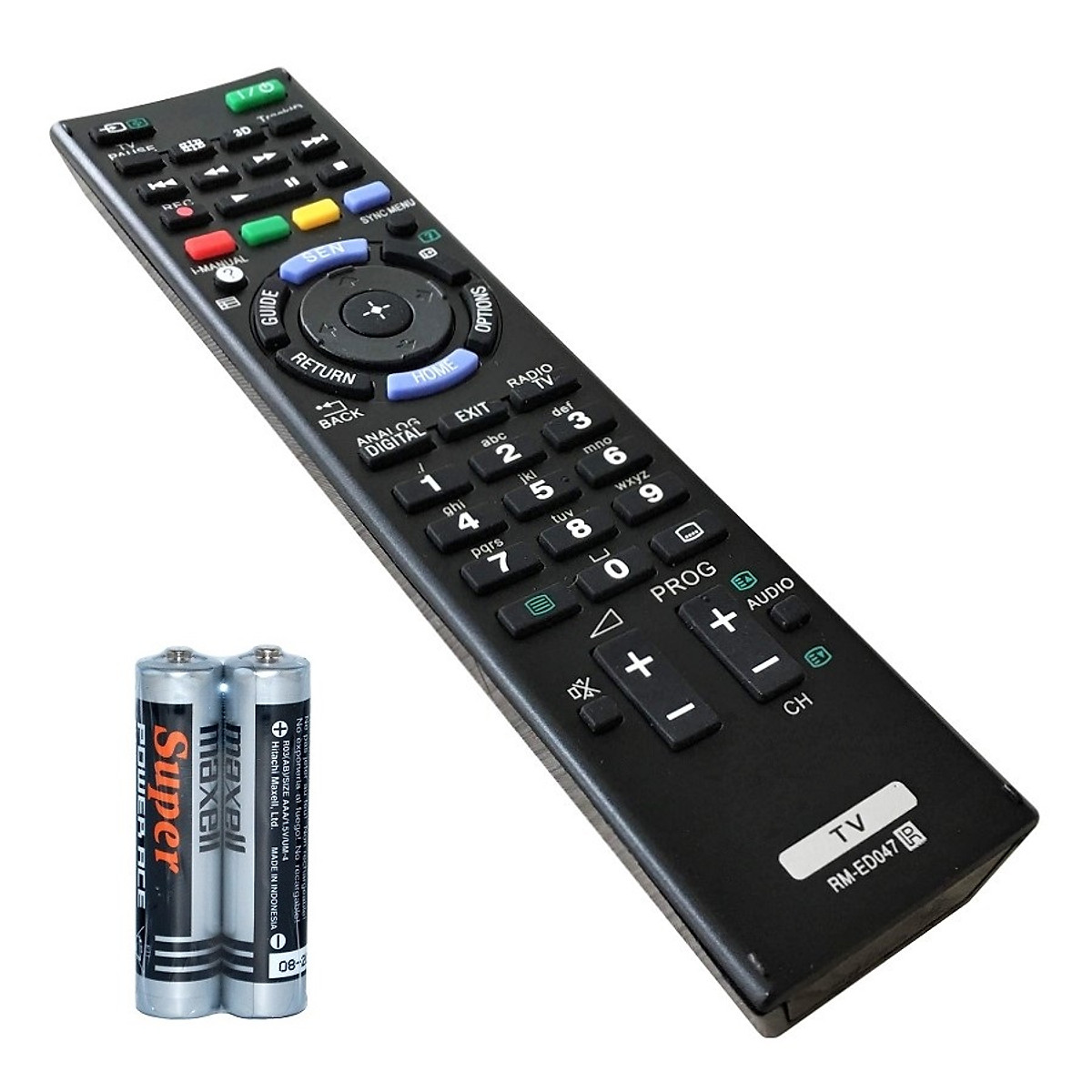 Mua Remote Điều Khiển Dành Cho Internet Tv, Tv Led, Smart Tv Sony Rm-Ed047  (Kèm Pin Aaa Maxell) - Hàng Nhập Khẩu Tại Dien Tu Hoang Thinh