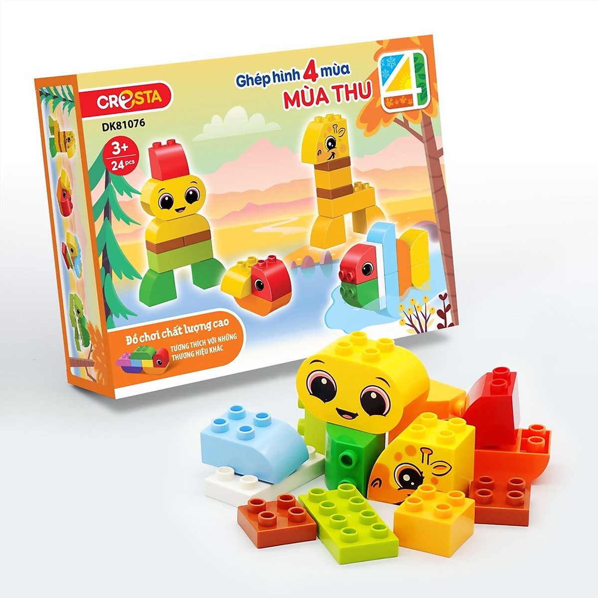 Ghép Hình 4 Mùa - Mùa Thu 24 Chi Tiết DK81076 - Lắp ghép, Xếp hình