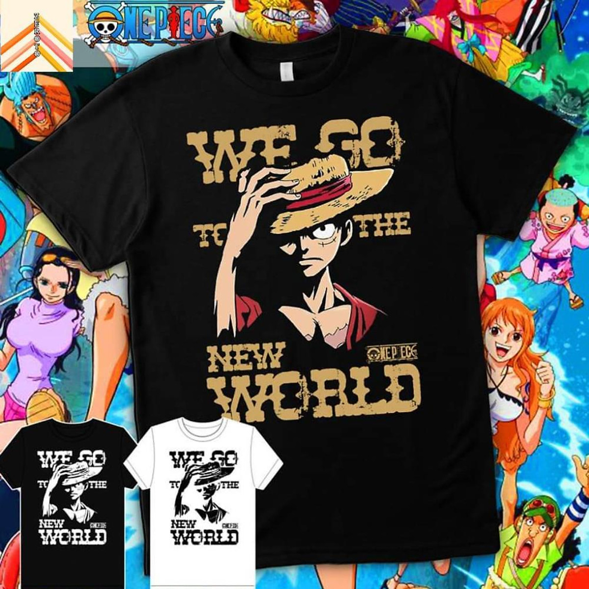 Áo phông Anime One Piece: Thật tuyệt vời khi bạn có thể sở hữu một chiếc áo phông Anime One Piece tràn đầy năng lượng và sức sống. Những hình ảnh sặc sỡ và đầy tính biểu tượng của nhóm Luffy sẽ giúp bạn để tôn lên cá tính của mình. Đồng thời, những chiếc áo phông này còn là cách hiệu quả để giao lưu và gắn kết giữa các fan quan tâm đến One Piece như bạn.