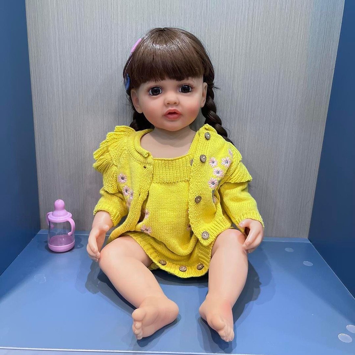 Búp bê Cô Dâu Chú Rể 11cm trang trí bánh rau câu bánh kem bánh sinh