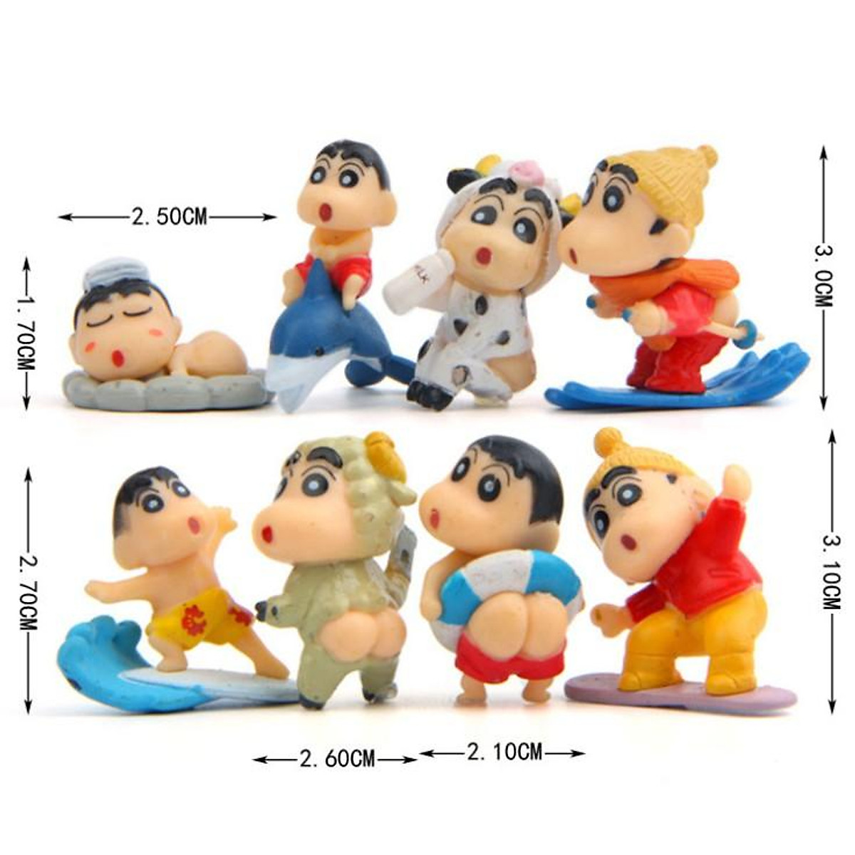 Bộ sưu tập mô hình nhân vật cậu bé bút chì Shin  Chan dễ thương trang trí  nhà cửa bàn làm việc quà tặng  Lazadavn