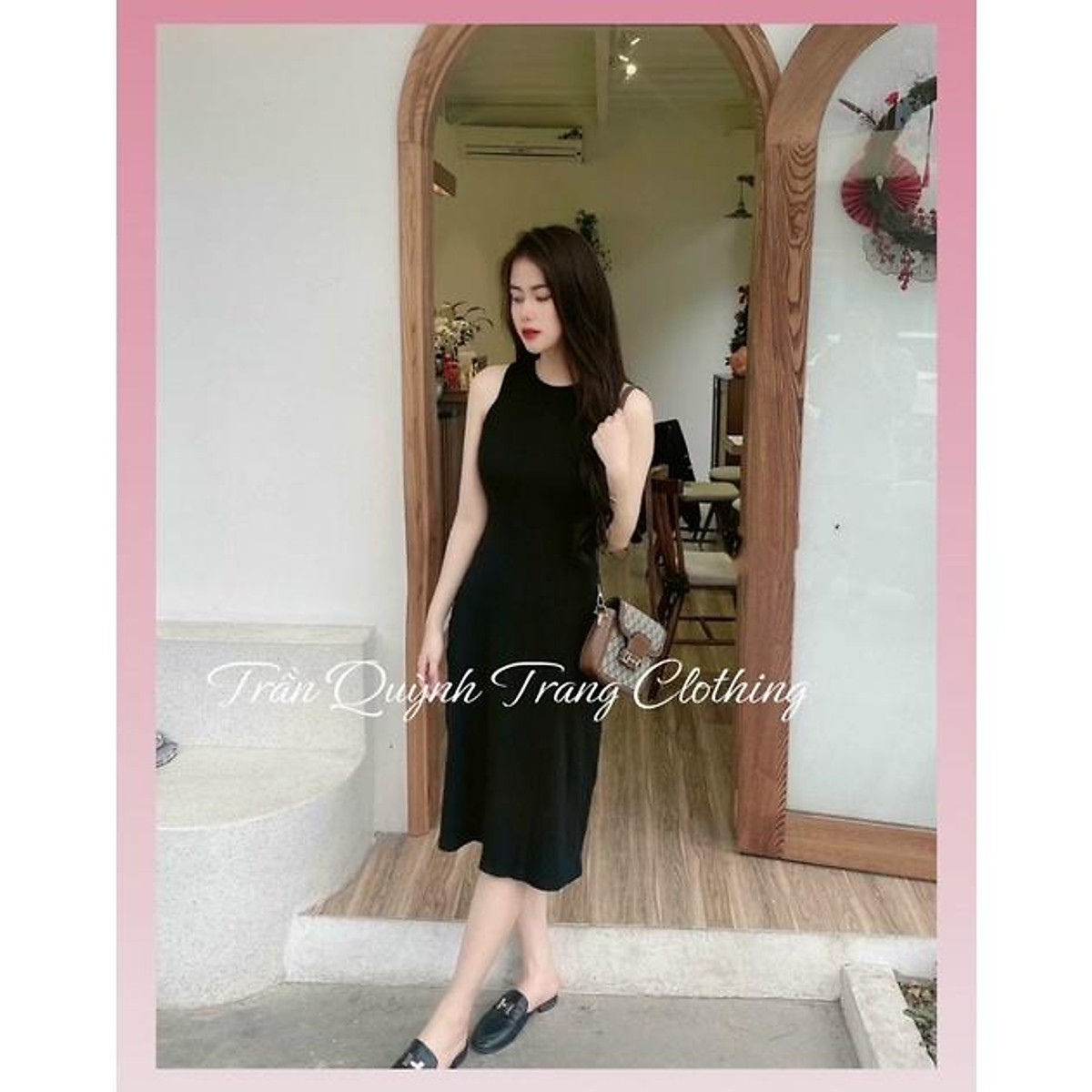 Đầm,váy ôm body sát nách,xòe chữ a,cotton co dãn