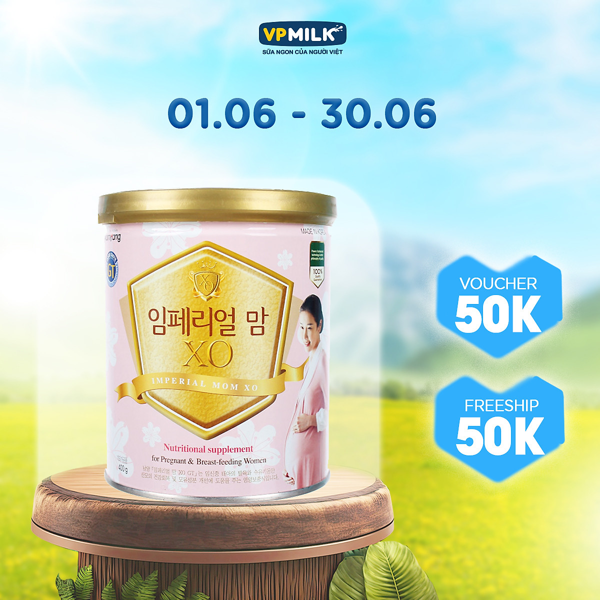 Sữa Bột Namyang Imperial Mom XO GT 400g