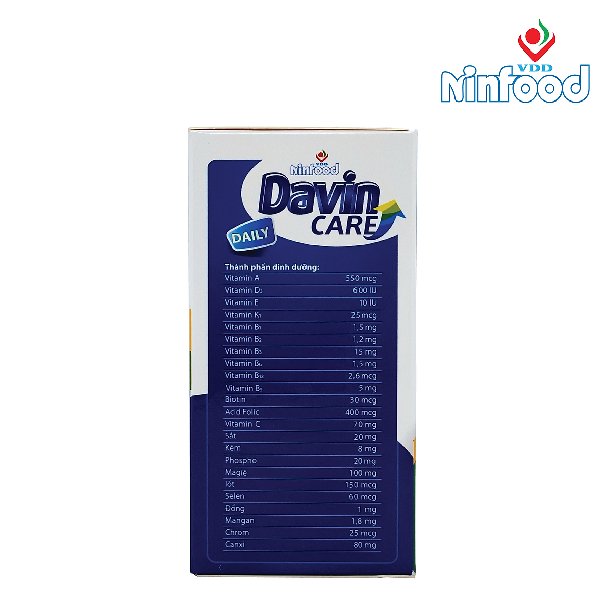 Davin care daily Vitamin và khoáng chất- Phục hồi sức khỏe- Viện dinh dưỡng quốc gia- Ninfood