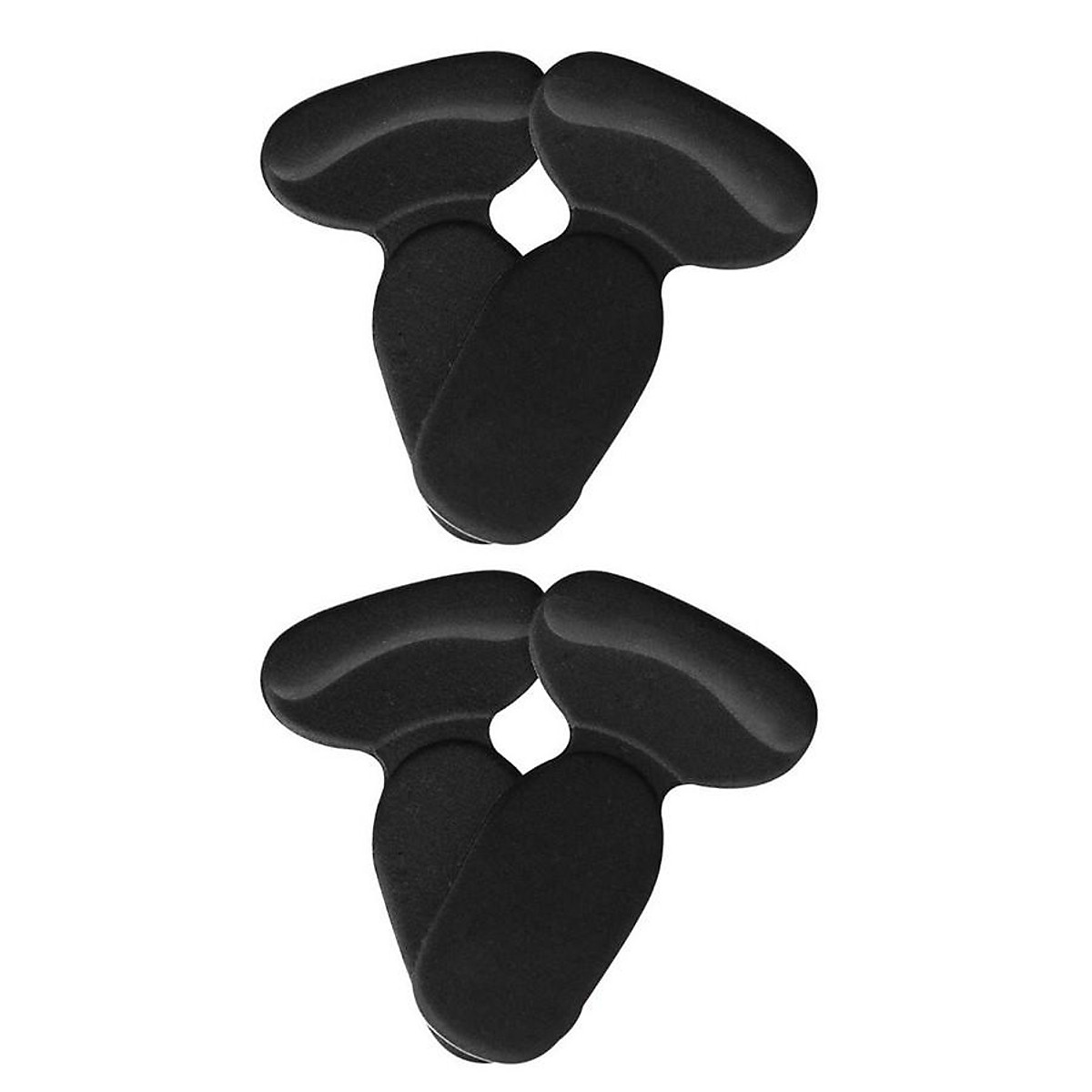 COMBO 2 BỘ MIẾNG LÓT CHO GIÀY RỘNG SILICON (MÀU ĐEN)