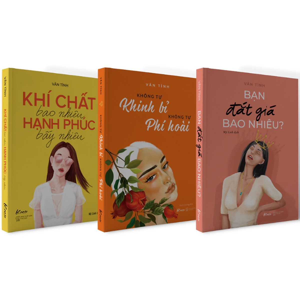 Combo 3 Cuốn “Bạn Đắt Giá Bao Nhiêu? + Khí Chất Bao Nhiêu, Hạnh Phúc Bấy Nhiêu + Không Tự Khinh Bỉ, Không Tự Phí Hoài”