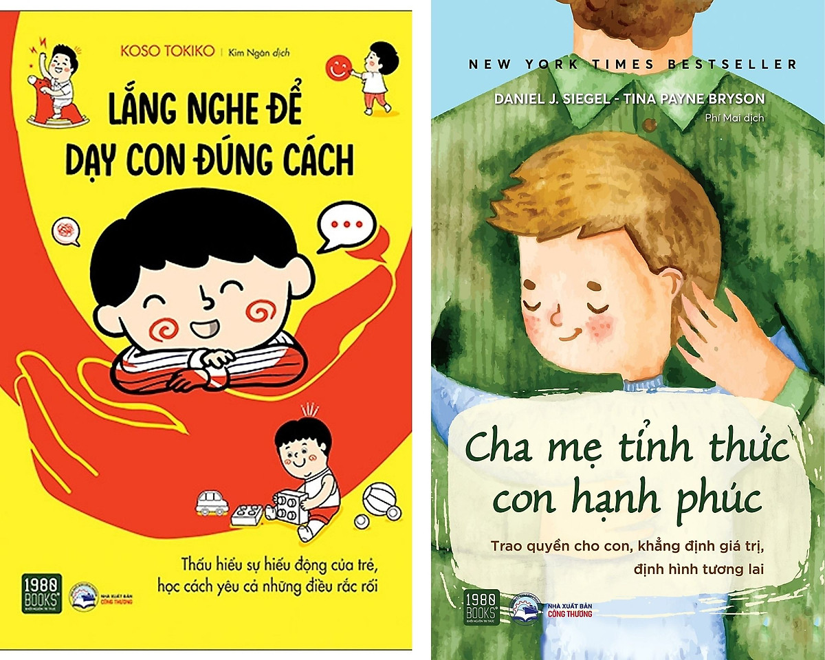 Combo Sách Làm Cha Mẹ Hiệu Quả Lắng Nghe Để Dạy Con Đúng Cách Cha Mẹ Tỉnh Thức Con Hạnh Phúc 