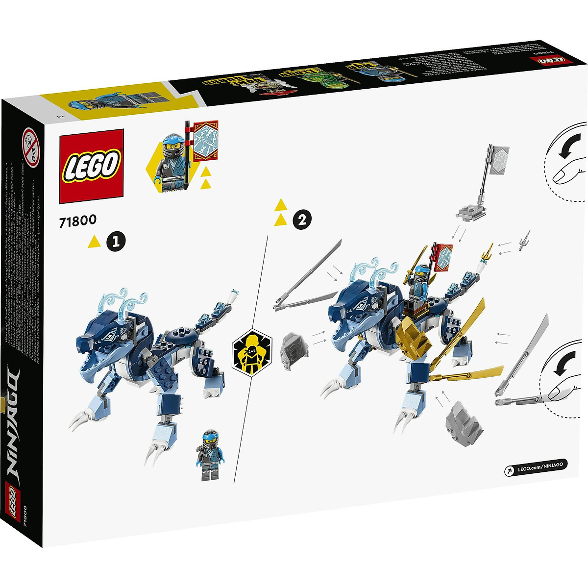 LEGO Ninjago 71800 Rồng Biển Tiến Hóa Của Nya (173 Chi Tiết)