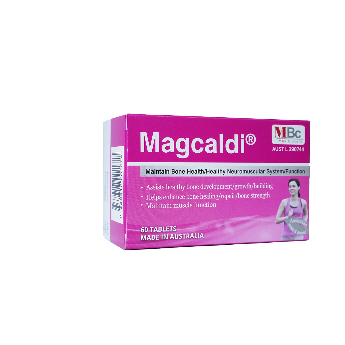 Thực phẩm Bảo Vệ Sức Khỏe Magcaldi Bổ sung canxi hữu cơ, magie và vitamin D3 dành cho phụ nữ , trẻ em & người lớn