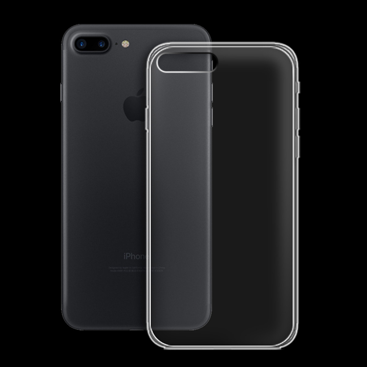 Mua Ốp Lưng Cho Apple Iphone 7 Plus/Iphone 8 Plus - 01014 - Ốp Dẻo Trong -  Hàng Chính Hãng Tại Casy Shop