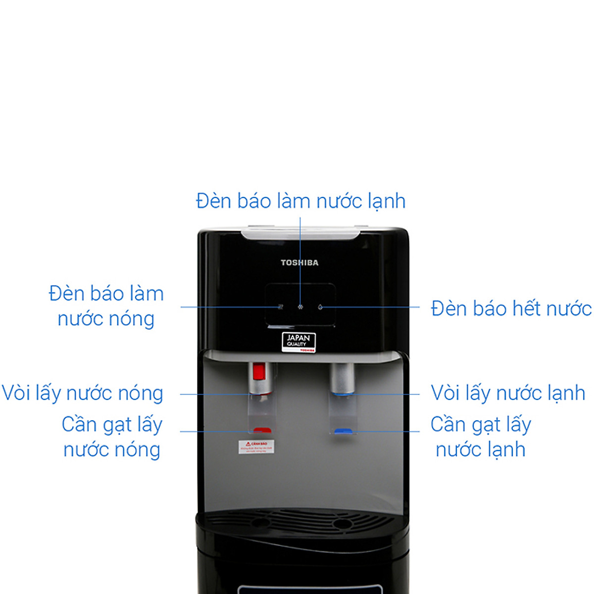 Máy Nước Nóng Lạnh Toshiba RWF-W1669BV(K1) 650W - Hàng chính hãng