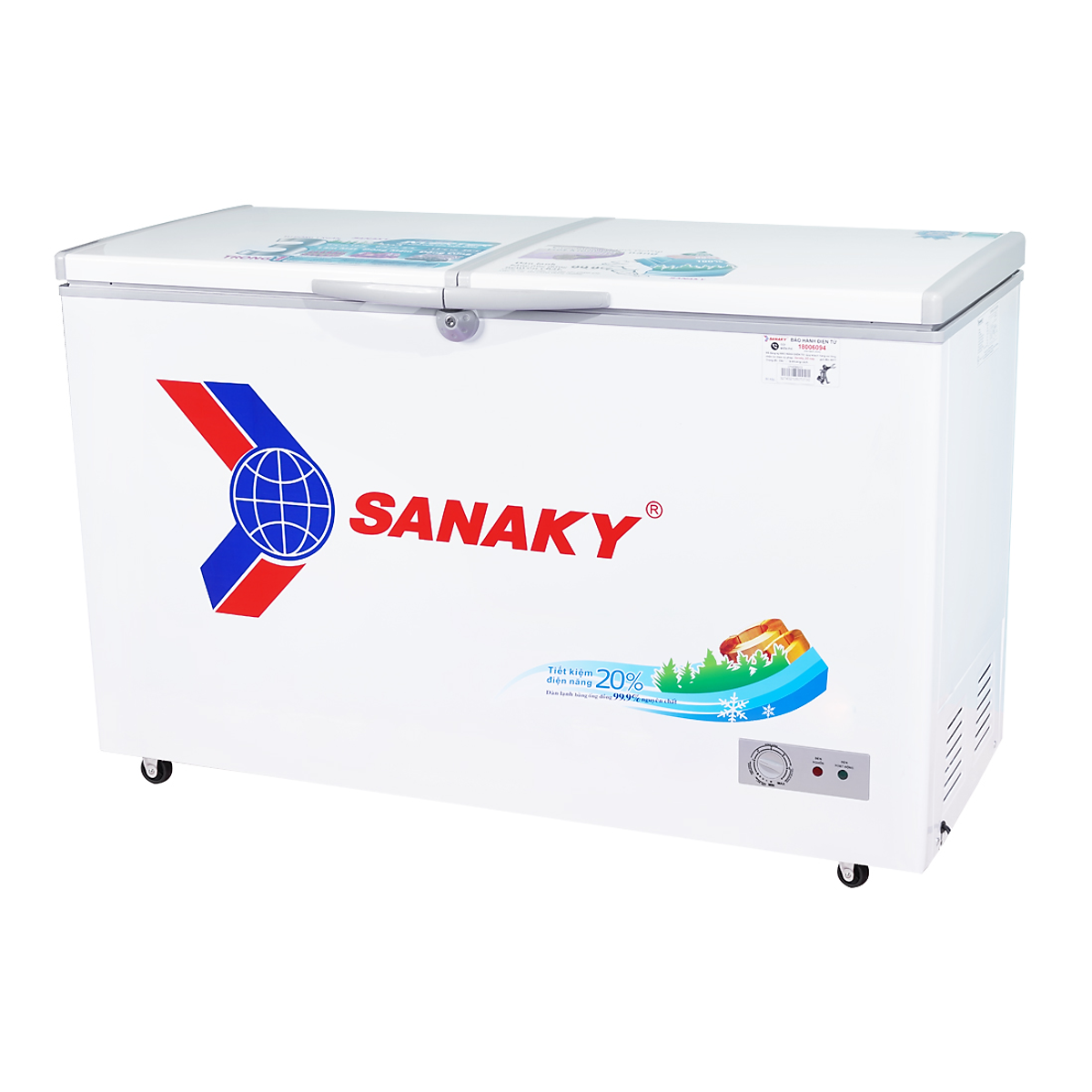 Tủ Đông Dàn Đồng Sanaky VH-4099A1 1 Ngăn 2 Cánh (400L) - Hàng Chính Hãng