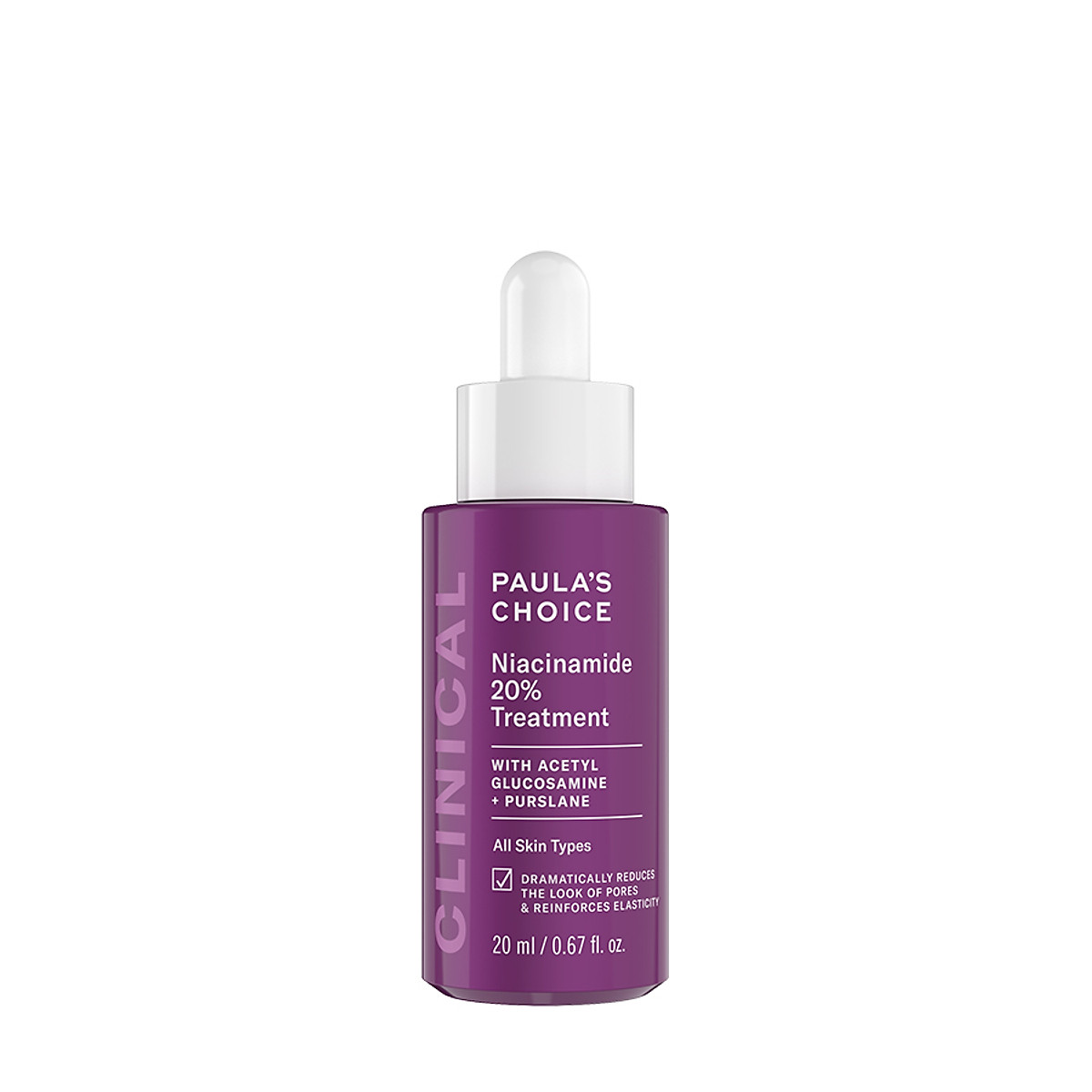 Tinh chất se khít lỗ chân lông tối ưu Paula's Choice Clinical Niacinamide 20% Treatment 20ml mã 8030