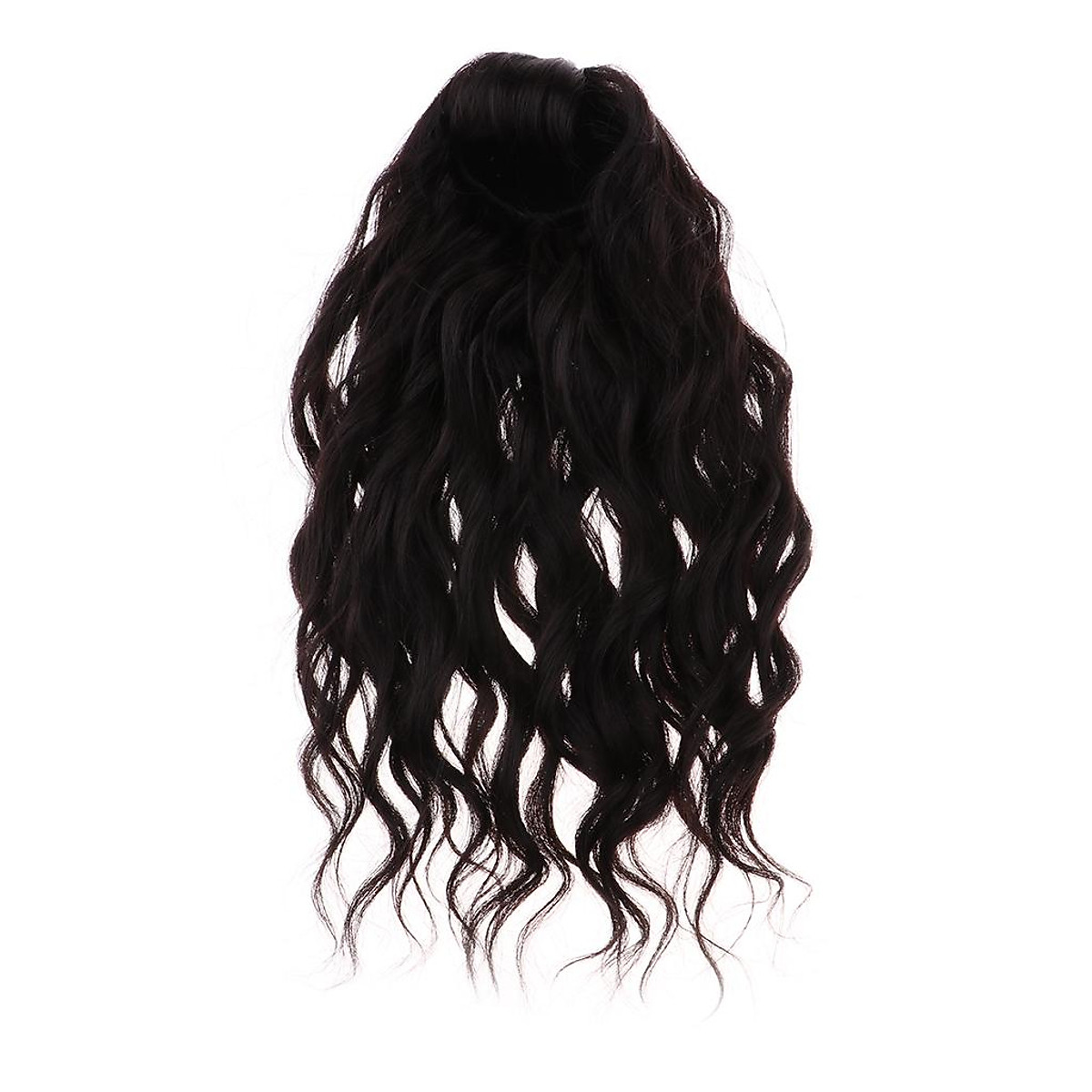 1/3 BJD Girl Doll Curly Hair for Night Lolita Dolls DIY Accessory Black 1/3 BJD Girl Doll Curly Hair for Night Lolita Dolls DIY Accessory Black