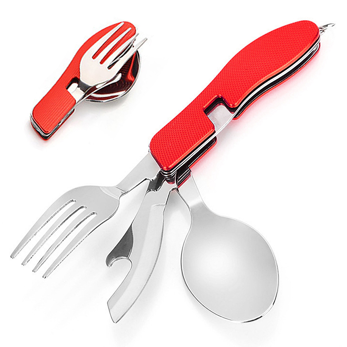 Mua 4 in 1 Multifunctional Camping Utensils Set Stainless Steel Camping