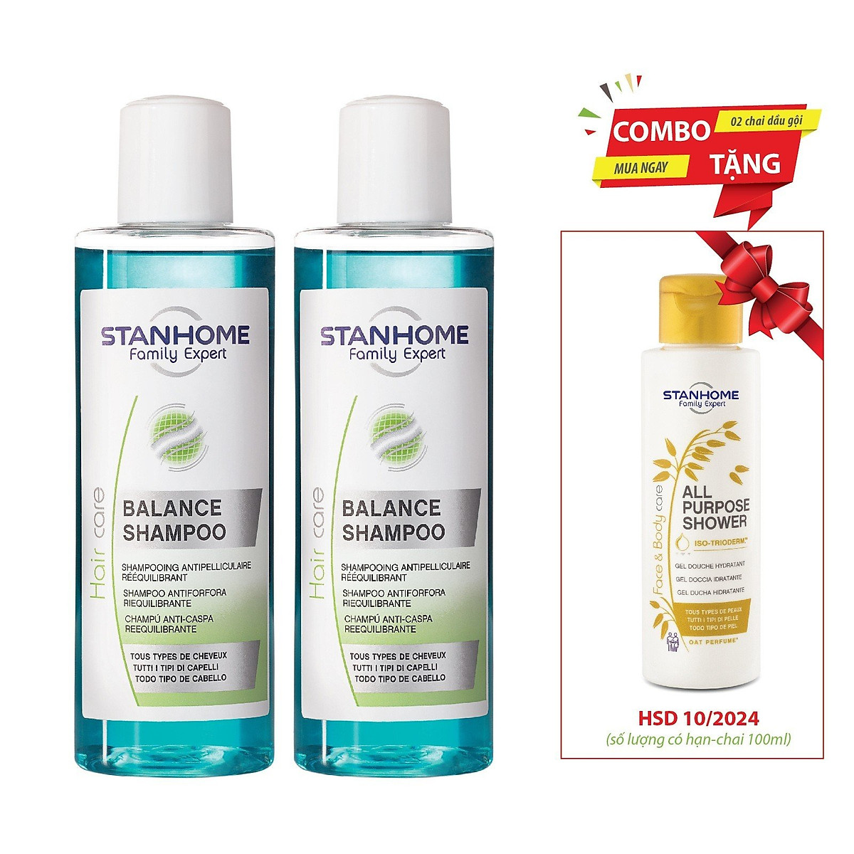 Dầu Gội Hỗ Trợ Trị Gàu Stanhome Balance Shampoo 200ml - 07482
