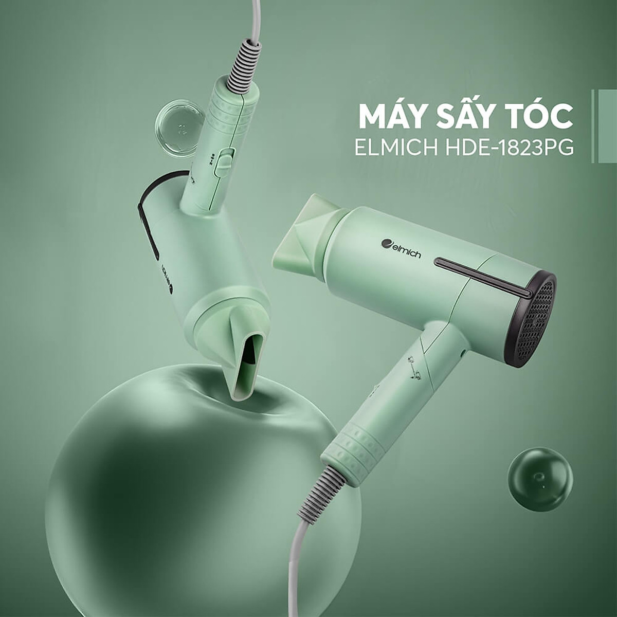 Máy sấy tóc Elmich HDE 1823 - Hàng Chính Hãng