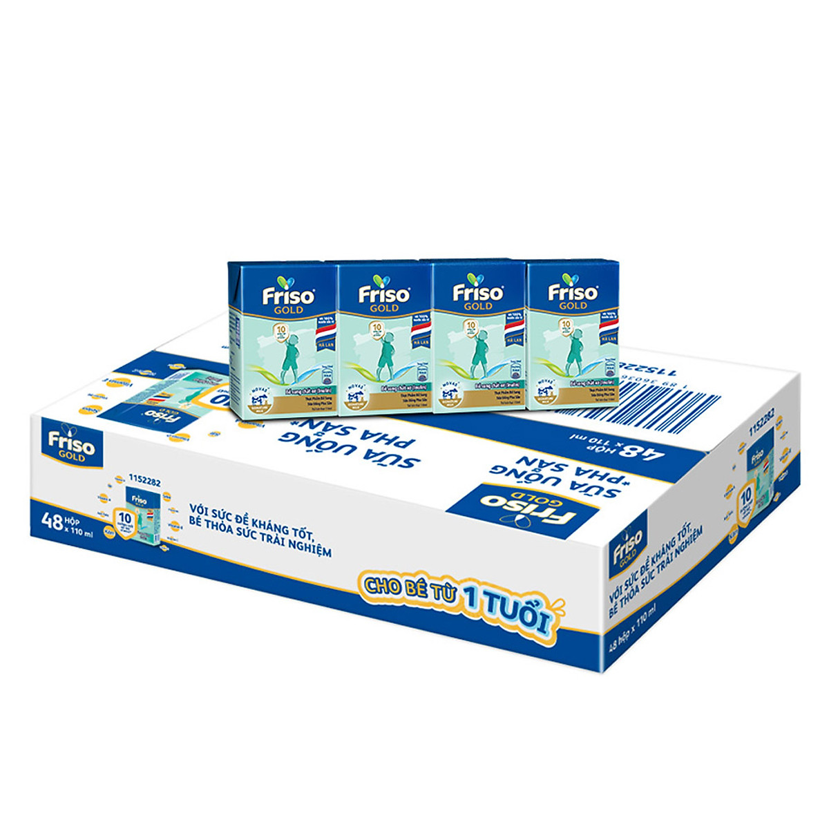Thùng 48 Hộp Sữa Bột Pha Sẵn Friso Gold Rtd Vani (48 Hộp X 110ml)