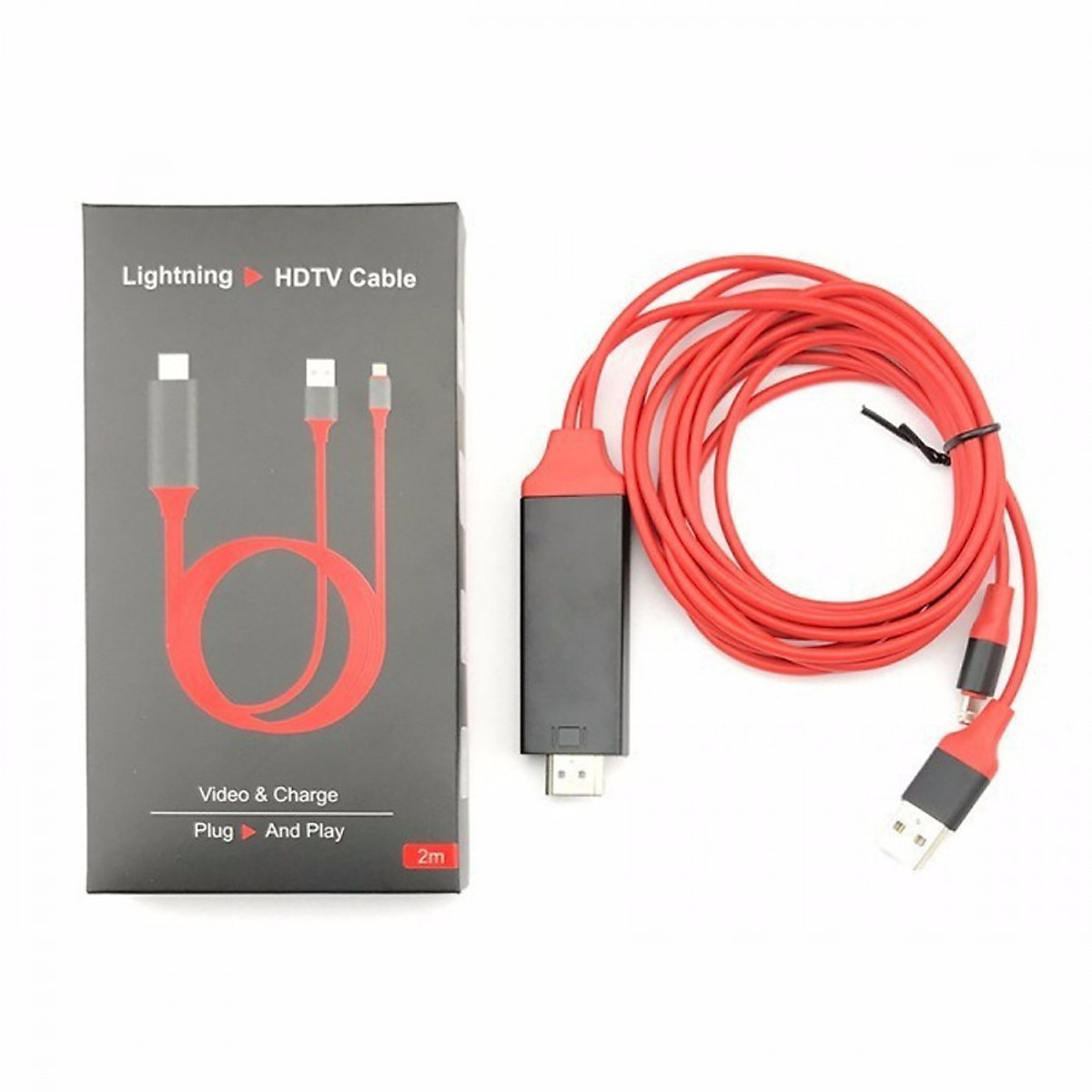 Cáp Kết nối HDMI cho iPhone, iPad (Lightning to HDMI Cable) - Dây Cáp Sạc  iPhone, iPad