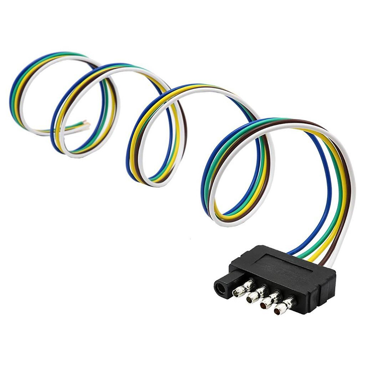 Trailer Light 5 Flat Wiring Harness 36 Inch Connection US