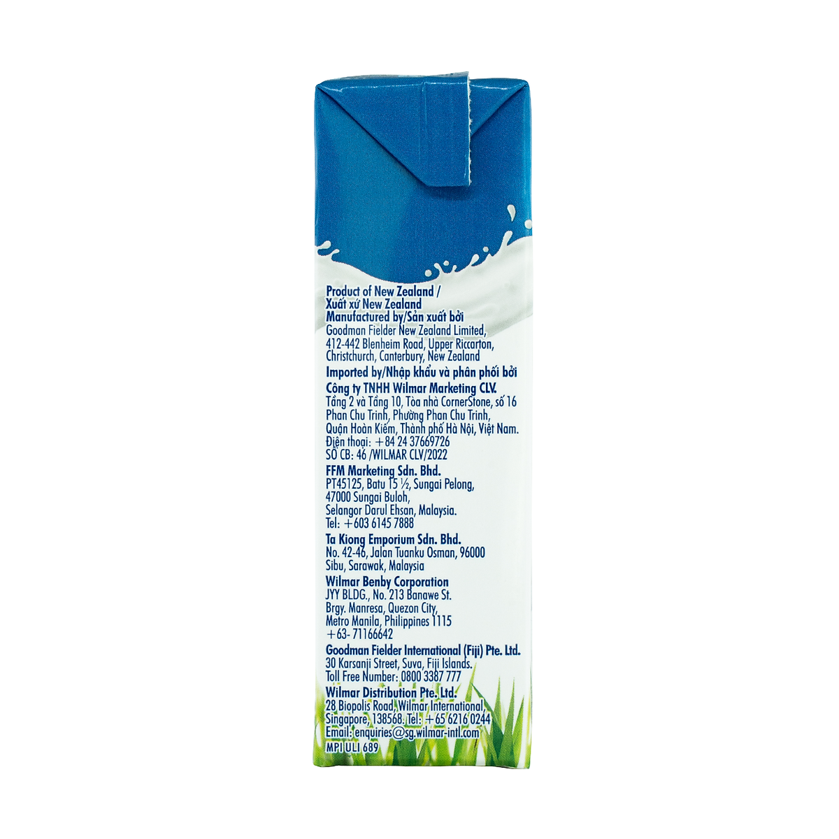 Thùng 24 Hộp Sữa Tươi Nguyên Kem Meadow Fresh (200ml / Hộp)