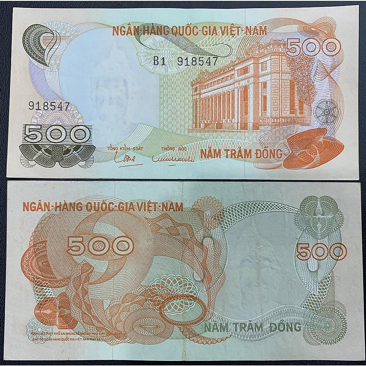 Tờ 500 đồng hoa văn đỏ [CHẤT LƯỢNG ĐẸP] tiền xưa thời bao cấp ...