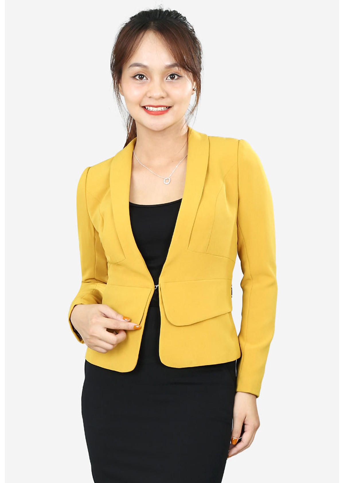 Bộ Vest Nam Trung Niên Màu Vàng Cát Mã MZ25  Manza Luxury