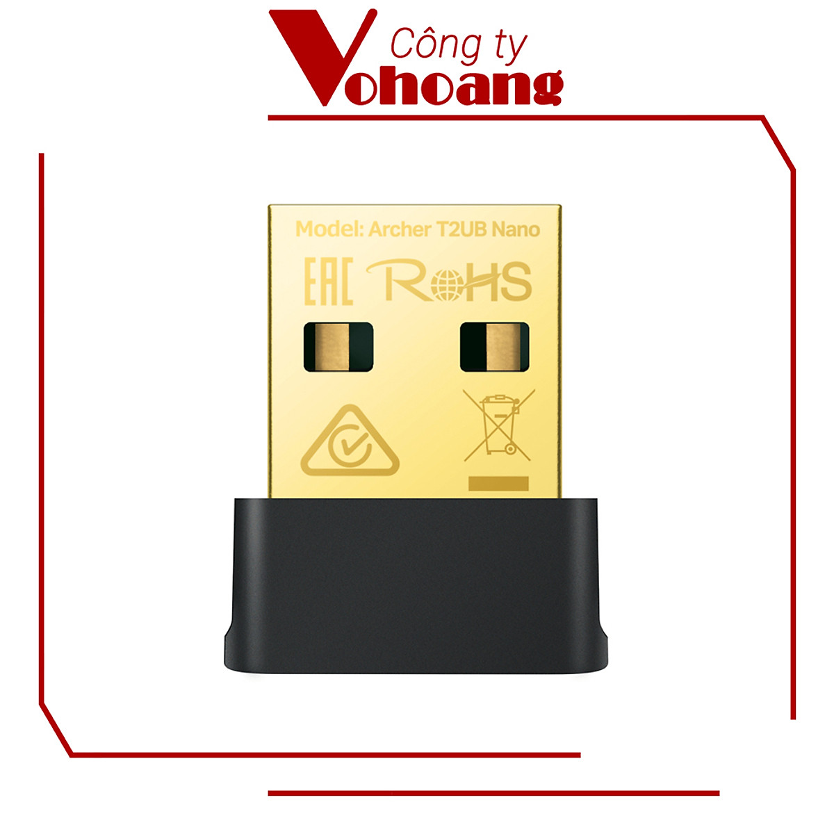 Thiết Bị Chuyển Đổi USB Wi-Fi Nhỏ Gọn TP-Link Archer T2UB Nano Chuẩn Bluetooth 4.2 Tốc Độ Cao AC600 - Hàng Chính Hãng