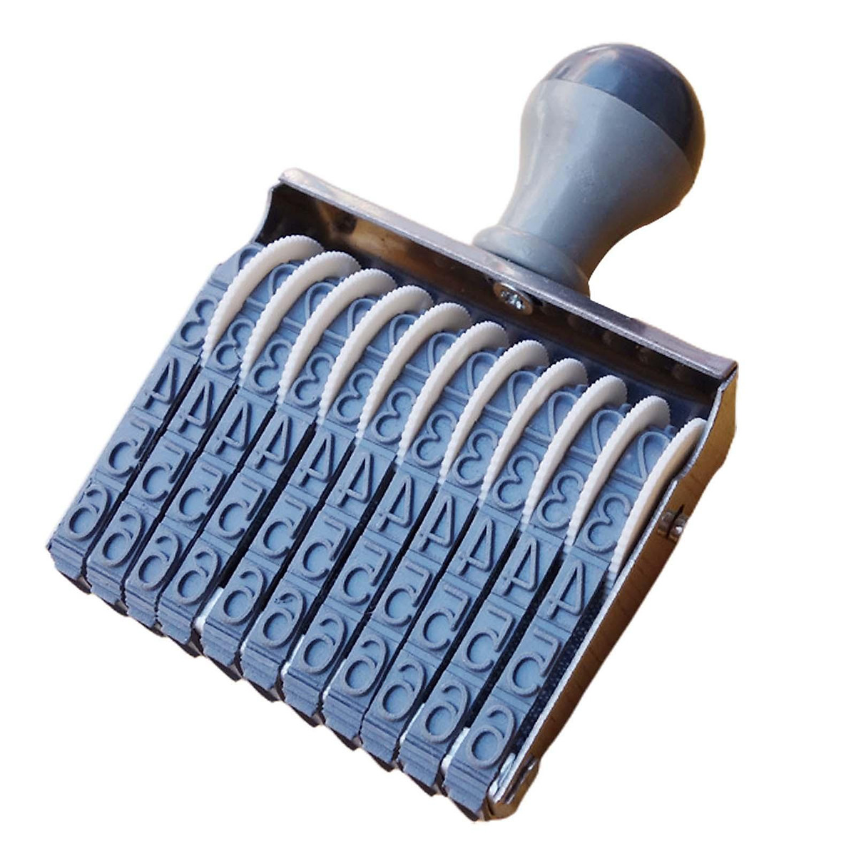 Rubber Number Stamp Roller Stamp 11 Bands Creative Numeric Rolling