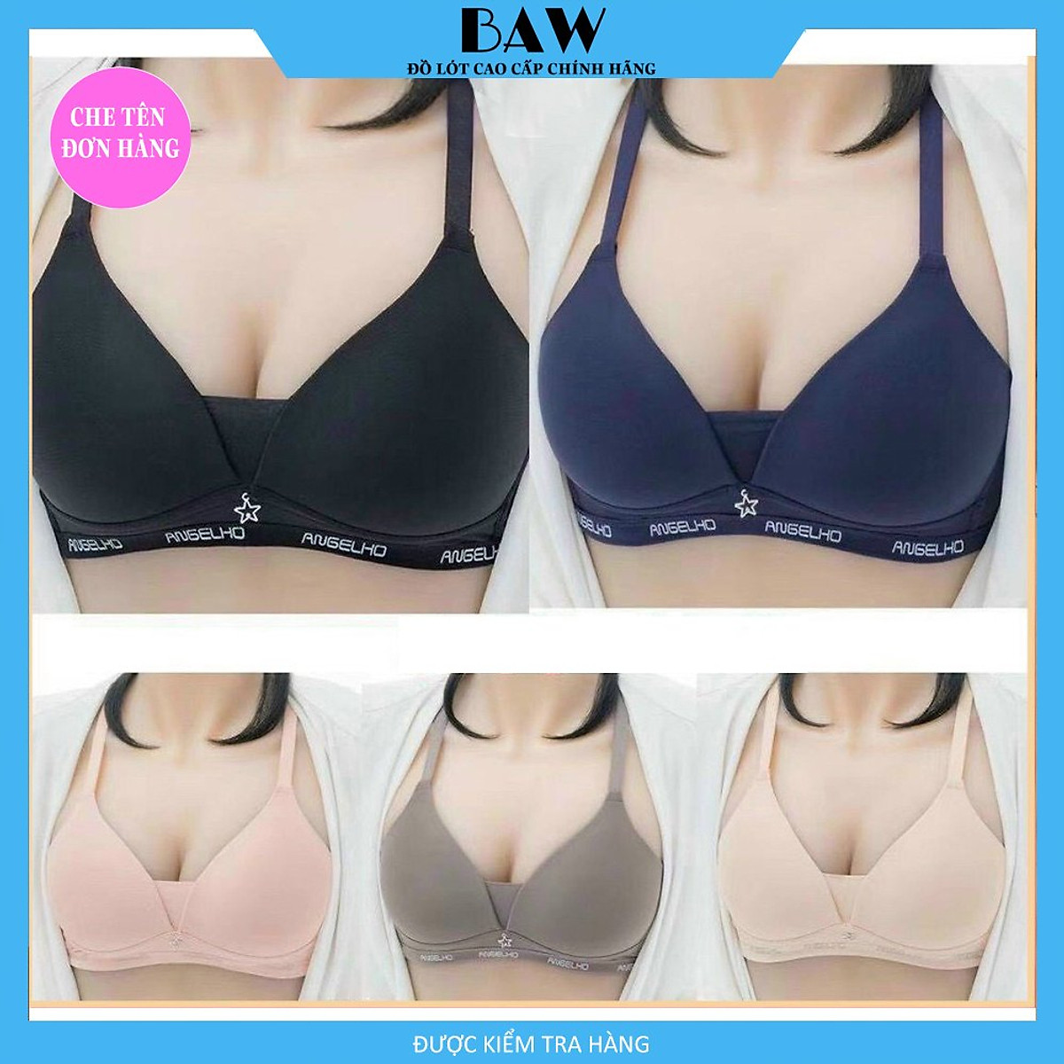 Mua Áo Ngực Đúc Su Không Gọng Xuất Nhật đệm mỏng chống ung thư Thương Hiệu Baw mã AN031 - ĐEN - size 34 tại Baby and Underwear Store Mua Áo Ngực Đúc Su Không Gọng Xuất Nhật Đệm Mỏng Chống Ung Thư Thương Hiệu Baw Mã An031 - Đen - Size 34 Tại Baby And Underwear Store