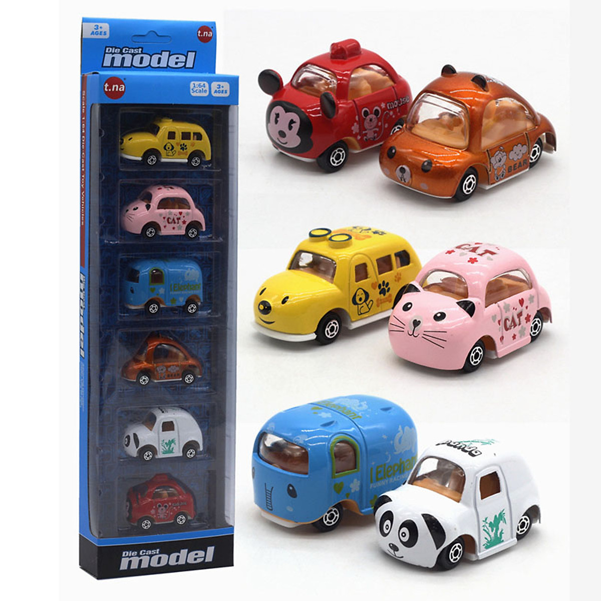 Mua Bộ 6 xe mô hình Cartoon AlloyCar - Bằng sắt - Ngộ Nghĩnh tại B ...