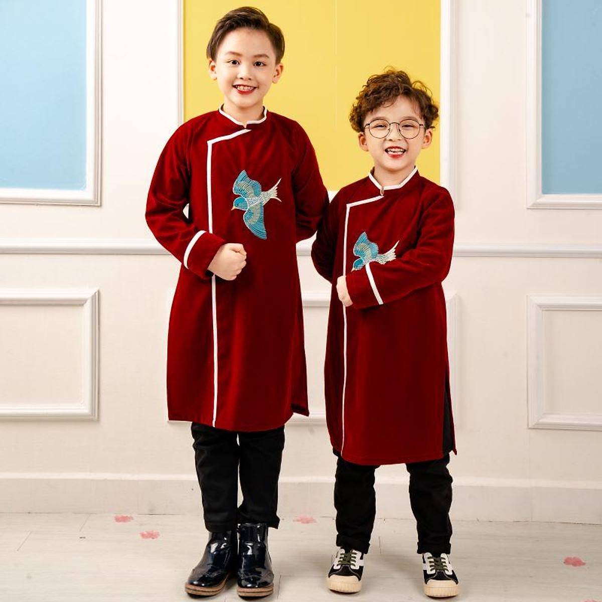 Mua Áo Dài Cách Tân Cho Bé Trai, Bé Gái Mặc Tết Econice D. Size Trẻ Em 3,  4, 5, 6, 7, 8, 9, 10, 11, 12 Tuổi | Tiki