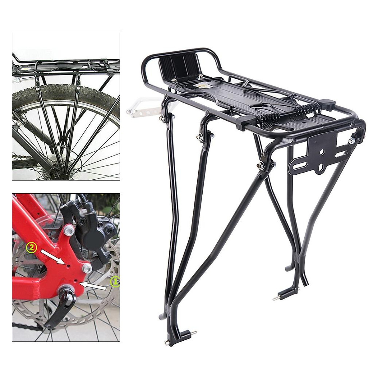 Bike Cargo Rack Bicycle Shelf Racks Bicycle Rear Luggage Mountain Road