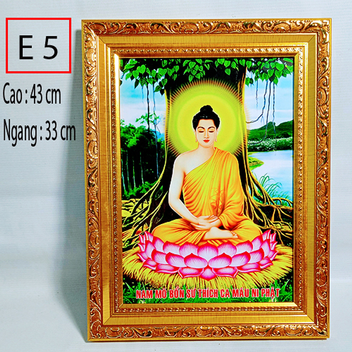 TRANH PHẬT ÉP GỖ [ĐỨC PHẬT THÍCH CA] - Các loại tranh khác